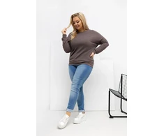 Moteriška palaidinė ilgomis rankovėmis Plus Size Relevance
