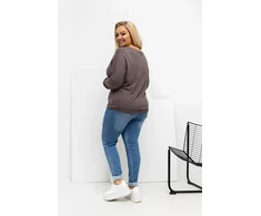 Moteriška palaidinė ilgomis rankovėmis Plus Size Relevance