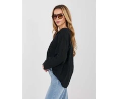 moteriška palaidinė oversize juoda