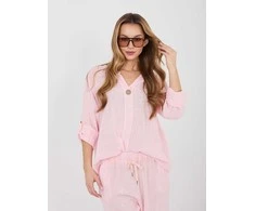 moteriška palaidinė oversize šviesiai rožinė