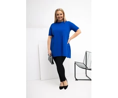 Moteriška palaidinė plus size mėlyna Relevance