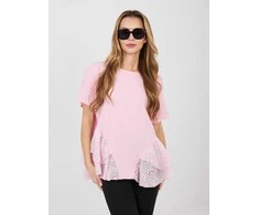 moteriška palaidinė šviesiai rožinė oversize