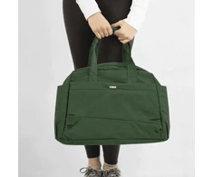 Moteriška pilates rankinė 46×28×21 cm chaki spalvos Solier