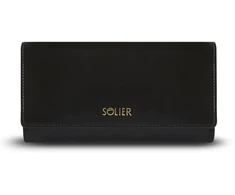 Solier Accessories Moteriška piniginė Solier P35 - Juoda
