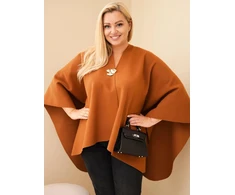 Moteriška Plus Size narzuka su sage, kapučino spalvos