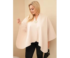 Moteriška Plus Size narzuka su sage, smėlio spalvos