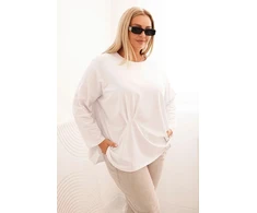 Moteriška Plus Size palaidinė su kišene, mėtų spalvos