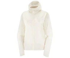 Moteriška vėjo nepraleidžianti striukė Salomon Sense Aero Wind JKT W LC2743800, smėlio spalvos, dydis L