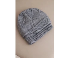 Moteriška žieminė kepurė K428, pilka