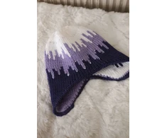 Moteriška žieminė kepurė Nikol K405, violetinės spalvos