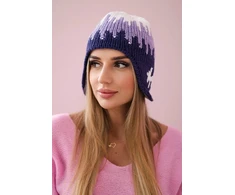 Moteriška žieminė kepurė Nikol K405, violetinės spalvos
