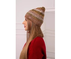 Moteriška žieminė kepurė Patrycja, chaki spalvos