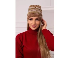 Moteriška žieminė kepurė Patrycja, chaki spalvos