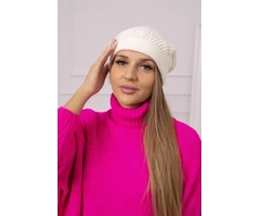 Moteriška žieminė kepurė Uliana, ekru spalvos
