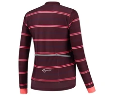 Moteriška žieminė striukė Rogelli Stripe, bordo spalvos