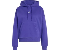 Moteriškas adidas džemperis su gobtuvu, violetinis