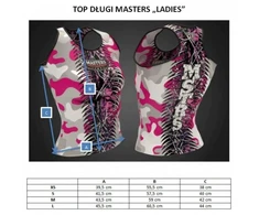 Moteriškas ilgas topas MASTERS