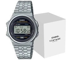 Moteriškas laikrodis CASIO A171WE-1AEF + DĖŽUTĖ