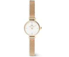 Moteriškas laikrodis DANIEL WELLINGTON Petite Mini Gold Stainless Steel 19mm DW00100745 + BOX (zw523b)