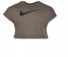 Moteriškas Nike Swoosh Sportinis Crop Top'as - AR3064-266