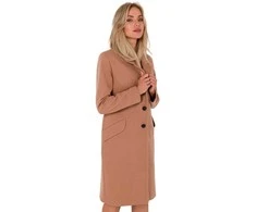 Moteriškas paltas MOE758 Camel - Moe