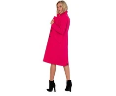 Moteriškas paltas MOE758 Fuchsia - Moe