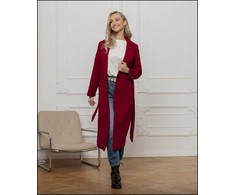 Moteriškas paltas - smėlio spalvos elegantiškas paltas