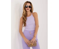 Moteriškas šviesiai violetinis topas