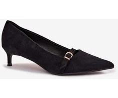 moteriški aukštakulniai 4,5 cm kulno iš dirbtinės zomšos Step in style