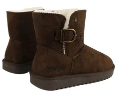 Moteriški auliniai batai Wrangler Elsa Buckle Mid, rudi