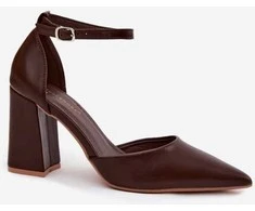Moteriški bateliai su stambiu kulnu Step in style