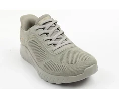Moteriški įsispiriami bateliai Skechers Bobs Squad Slip-Ins, alyvuogių
