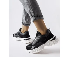 Moteriški juodi sportbačiai Rosita