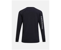Moteriški marškinėliai ilgomis rankovėmis PEAK PERFORMANCE Trail Wool Blend LS, juodi