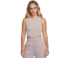 Moteriški marškinėliai Nike Sportswear Chill Knit, smėlio spalvos, FB8279 019