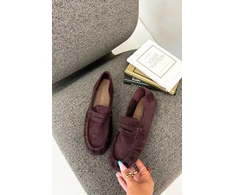 Moteriški mokasinai iš zomšos imitacijos Step in style