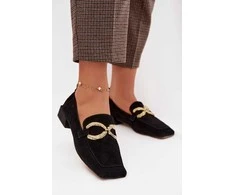 Moteriški mokasinai iš zomšos su 2,5 cm kulnu Step in style