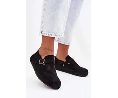 Moteriški mokasinai su profiliuotu vidpadžiu iš dirbtinės zomšos