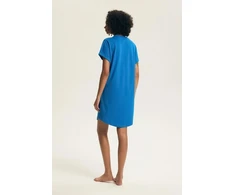 Moteriški naktinukai iš medvilnės trumpomis rankovėmis