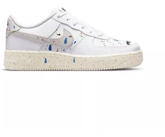 Moteriški Nike Air Force 1 LOW LV8 3 GS balti sportbačiai - DJ2598-100