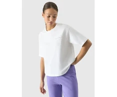 Moteriški oversize spausdinti marškinėliai 4F 4FRSS24TTSHF2089-11S