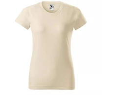 Moteriški paprasti marškinėliai (migdolo)