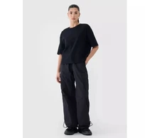 Moteriški paprasto kirpimo marškinėliai "waffle knit" 4F 4FRSS25TTSHF2651-20S