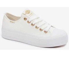 Moteriški platforminiai kedai Lee Cooper, balti