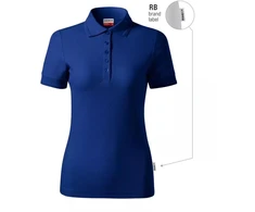 Moteriški polo marškinėliai "Reserve" (Žydra (prekės ženklo etiketė))