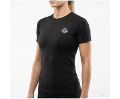 Moteriški rashguard marškinėliai COMBATWEAR, juodi