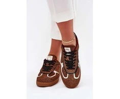 Moteriški rudi laisvalaikio batai su raštuotu veliūru Daniel Lopez