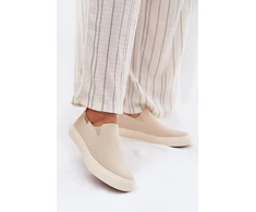 Moteriški slip-on sportbačiai Big Star, smėlio spalvos