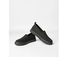 Moteriški slip-on sportbačiai su akutėmis juodi Gabrielle
