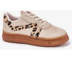 Moteriški sportbačiai su leopardo rašto detalėmis Step in style